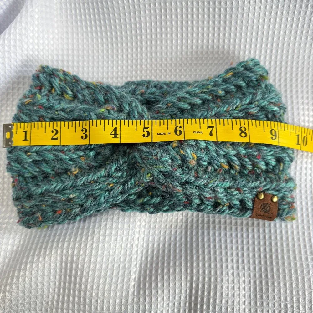HANDMADE Chunky Twist Ribbed Crochet Ear Warmer Headband - Picture 6 of 8